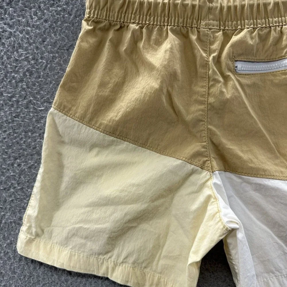Wonder Nation Shorts Boys Size Small Beige Color Block Casual Shorts Boys Size S